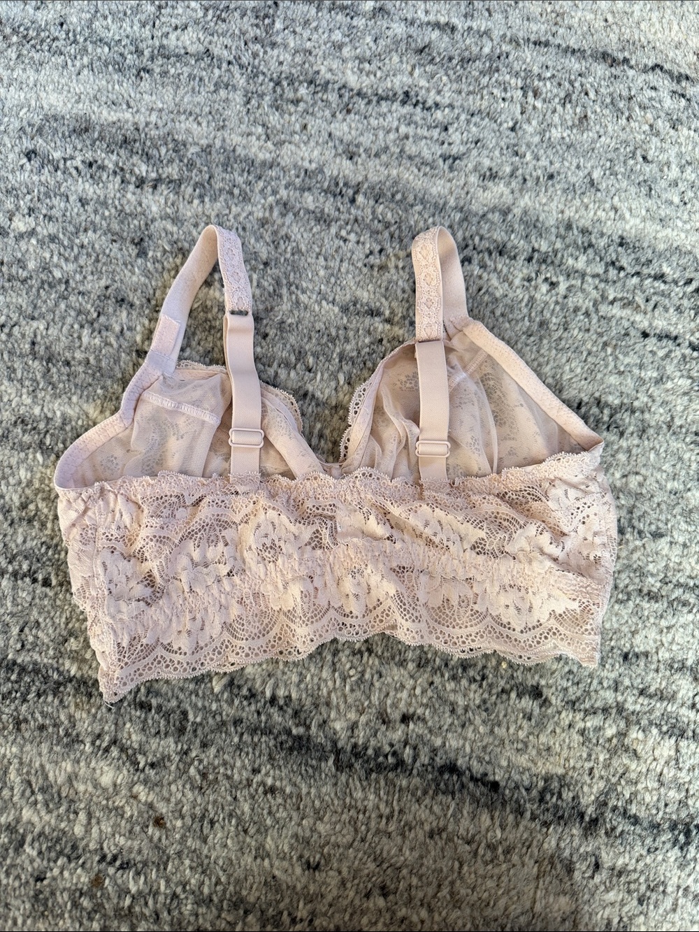 2 COSABELLA blush and black Never Say Never Sweetie bralette, M - Picture 3 of 6